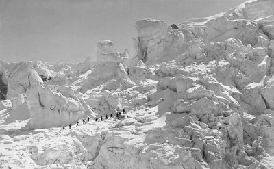 Mont Blanc, la Jonction, par Bisson Frères en 1861 Mont Blanc, la Jonction, par Bisson Frères en 1861