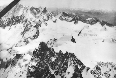 Aiguille du Midi - Dent et Glacier du Géant, avant 1928