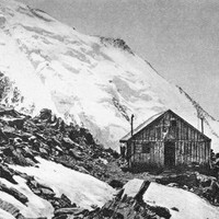 Ancienne cabane de Tête Rousse, Aiguille de Bionnassay, avant 1927