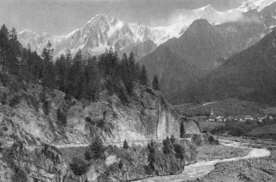 Les Houches, aiguille du Midi, avant 1927 par Desbrosses Les Houches, aiguille du Midi, avant 1927 par Desbrosses