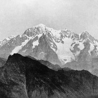 Mont Blanc vu de Herbetet par Vittorio Sella