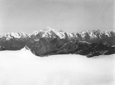 Mont Blanc vu du Ruitor par Vittorio Sella - 1883 Mont Blanc vu du Ruitor par Vittorio Sella - 1883