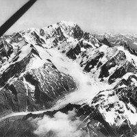 Mont Blanc W, Dômes de Miage, Aiguille et Glacier de Tré la Tête, Aiguille des Glaciers, Glacier des glaciers, avant 1928