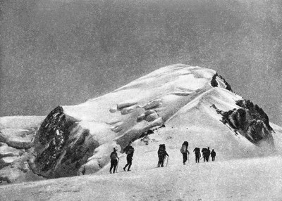 Mont Blanc vu du Dôme du Goûter, avant 1927