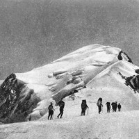 Mont Blanc vu du Dôme du Goûter, avant 1927