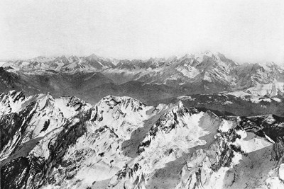 Monts du Reposoir, Mont Blanc, avant 1928