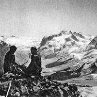 Mont Rose vu du sommet du Cervin, par Chalonge avant 1929