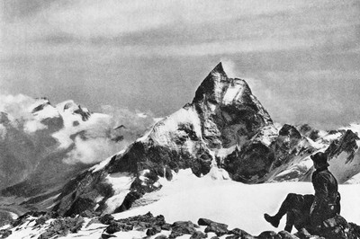 Cervin vu de la Tête Blanche par Chalonge avant 1929 Cervin vu de la Tête Blanche par Chalonge avant 1929