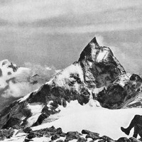 Cervin vu de la Tête Blanche par Chalonge avant 1929