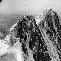 Les Droites et l'Aiguille verte avant 1928