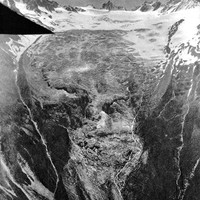 Aiguille du Tour, Grande Fourche, Aiguille du Chardonnet, Glacier du Tour avant 1928
