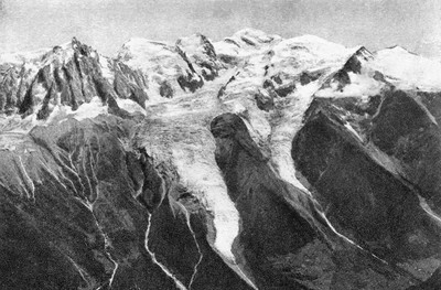 iguille du midi - Mt Blanc du Tacul - Mt Maudit - Mont Blanc - Dôme du Goûter avant 1927 iguille du midi - Mt Blanc du Tacul - Mt Maudit - Mont Blanc - Dôme du Goûter avant 1927