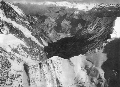 Col de Miage N, grand Glacier de Miage, avant 1928