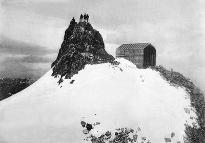 L'ancien refuge de l'Aigle vers 1910