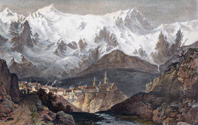 La Grave et la Meije d'après Lord Monson, XIXe