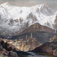 La Grave et la Meije d'après Lord Monson, XIXe