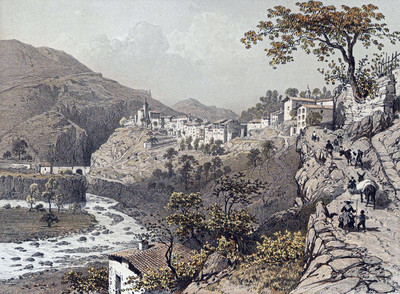 Lantosque et la Vésubie par Félix Benoist