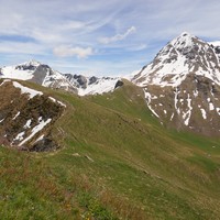 Possibilité de continuer sur la crête en direction du Chälihürli