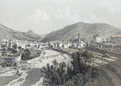 L'Escarène et le Paillon par Félix Benoist