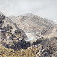 Saint Sauveur sur Tinée par Félix Benoist