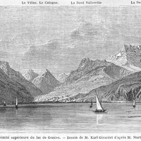 Léman et Dents du Midi, en 1865 (GRV)