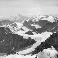 Mont Blanc, Combin, Ruinette, Mont Blanc de Cheilon, Bouquetins, par Vittorio Sella