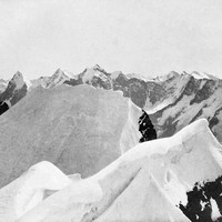 Sommet de la Blümlisalp, Wetterhorn, Eiger, Mönch, Jungfrau, par Vittorio Sella