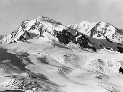 Monte Rosa - Lyskmann par Vittorio Sella Monte Rosa - Lyskmann par Vittorio Sella