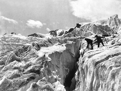 Glacier Dzasset - Pointe Ceresole par Vittorio Sella Glacier Dzasset - Pointe Ceresole par Vittorio Sella