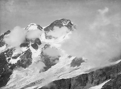 Monte Rosa, vu du Fallerhorn par Vittorio Sella en 1885 Monte Rosa, vu du Fallerhorn par Vittorio Sella en 1885