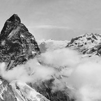 Matterhorn - Monte Rosa par Vittorio Sella1885