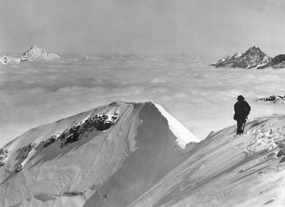 Castor - Weisshorn - Dom - Täschhorn par Vittorio Sella en 1885 Castor - Weisshorn - Dom - Täschhorn par Vittorio Sella en 1885