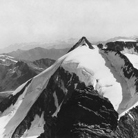 Mont Blanc de Cheilon vu de la Ruinette en 1883, par Vittorio Sella