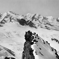 Monte Rosa - Lyskamm - Castor - Pollux 1885, par Vittorio Sella