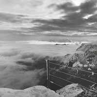 Vue de la Pointe Gnifetti, Mt Rose, par Vittorio Sella