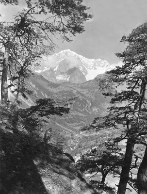 Mont Blanc vu du val de Doire par Vittorio Sella Mont Blanc vu du val de Doire par Vittorio Sella