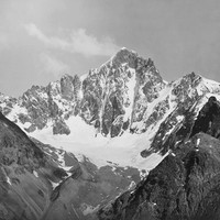 Les Ecrins ouest par Vittorio Sella 1883