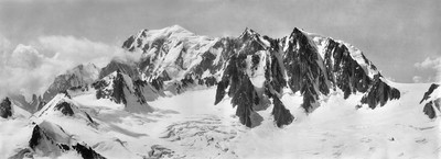 Panorama Mont Blanc E par Vittorio Sella Panorama Mont Blanc E par Vittorio Sella
