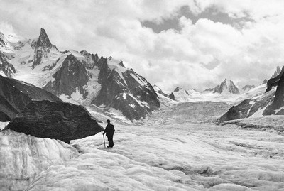Dent du Géant, Glacier du Géant, Tour Ronde par Vittorio Sella Dent du Géant, Glacier du Géant, Tour Ronde par Vittorio Sella