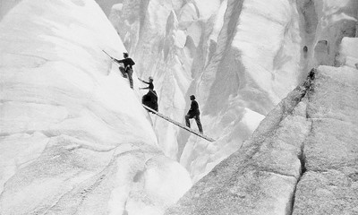 Sur le glacier Sur le glacier