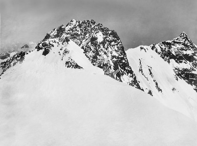 Pointe Dufour, Nordend par Vittorio Sella Pointe Dufour, Nordend par Vittorio Sella