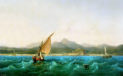Nice et les Alpes par Ambroise-Louis Garneray