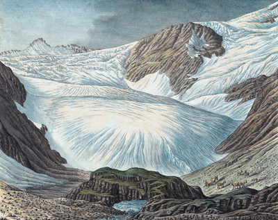 Brunnigletscher im Rubletenthal par Hans Conrad Escher Brunnigletscher im Rubletenthal par Hans Conrad Escher