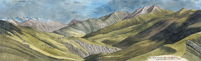 Val Lumnezia, Vrin par Hans Conrad Escher Val Lumnezia, Vrin par Hans Conrad Escher