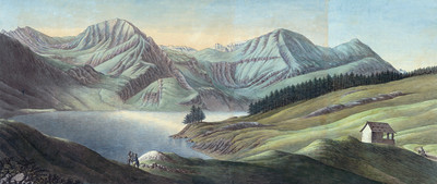 Lago Ritòm par Hans Conrad Escher Lago Ritòm par Hans Conrad Escher
