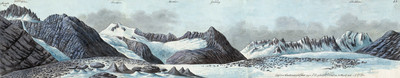 Glacier Unteraar par Hans Conrad Escher Glacier Unteraar par Hans Conrad Escher