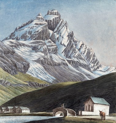 Cervin S en 1806 par Hans Conrad Escher Cervin S en 1806 par Hans Conrad Escher