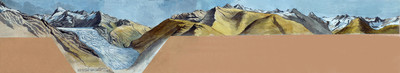 Glacier du Rhône en 1794 par Hans Conrad Escher Glacier du Rhône en 1794 par Hans Conrad Escher