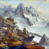 Glacier Unteraar par Caspar Wolf (original)