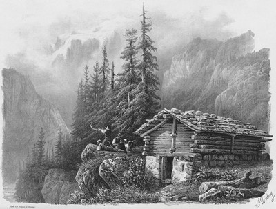 Vers le Grimsel par François Diday Vers le Grimsel par François Diday
